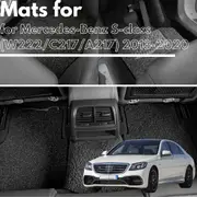for Mercedes-Benz S-class (W222/C217/A217) 2013-2020, Premium Car Floor Mats