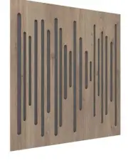 New ViCoustic Box of 8 Pack Wavewood Ultra Lite Brown Oak Sound Acoustic Panel