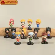 Anime Ninja Uzumaki Kakashi Sakura Gaara Minato Itachi Sasuke 12pcs Figure
