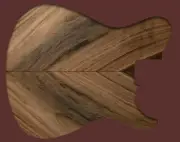 Claro Walnut Guitar Top (CW1131)