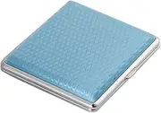 Wisafory Cigarette Case Metal Cigarette Box Retro Case Cigarette Box Bank Card Case Money Box Pocket Holder Cigarette Case for Trouser Pockets and Shirt Pockets Diamond/Blue