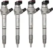 4PC 0445110369 Injector 0445 110 369 Auto Engine Injector 0986435166 Compatible for VW Compatible for Audi AMAROK 03L130277Q 03L 130 277 J