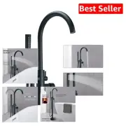 Elegant High Flow Bathtub Faucet with Stable Tripod Base for Modern Bathrooms