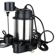 Sump Pump Steel Motor Housing Iron Base Float Switch Overload Protection 3/4 HP