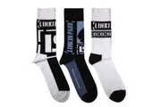 Linkin Park Socks 3 Pack - Adult UK 7-11 (EU 41-46, US 8-12)