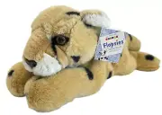 Vintage 12" Flopsies Plush Spotted Cheetah Leopard Cat Animal Aurora w/ Tag