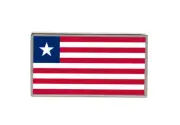 Liberia Flag Lapel Pin Badge