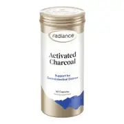 Radiance Activated Charcoal 260mg, 60 Capsules
