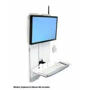 Ergotron 60-593-216 Styleview Monitor and Keyboard Mounting Kit for High Traffic