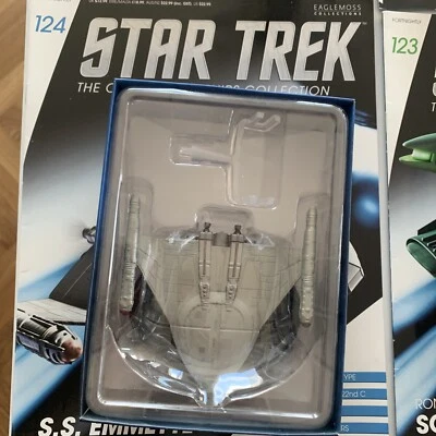 Star Trek Eaglemoss Issue 124 S.S Emmette & Magazine