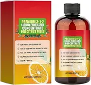 Citrus Tree Fertilizer- Orange Tree Fertilizer, Lemon Tree Fertilizer| Healthy Growth and High Potassium Indoor Plant Fertilizer Liquid, for Better Fruit Yield - Year Round Care Concentrate Fertilise