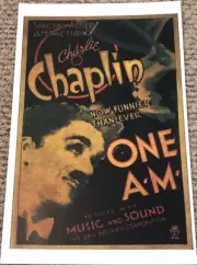 Charlie Chaplin One A.M Poster 11 x 17 (3)