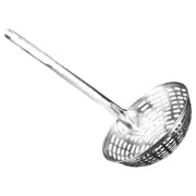 Stainless Steel Colander Scoop Strainer Spoon Kitchen Tweezers Skimmer Bowl