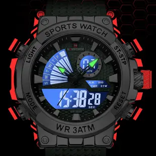SEIKO Naviforce 9219 男士商務運動多功能計時碼表 TPU 錶帶軍用精工機芯防水原裝手錶