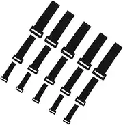 SEWOART 15pcs Heavy Duty Adhesive Tape Bundling Straps Durable Material for Organizing Wires and Items Self Adhesive for Home and Office