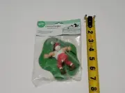 Vtg Wilton Cake Topper Decoration Comical Golfer Blowing Ball #1306-5158 NOS