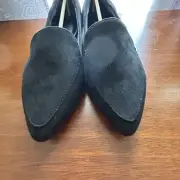 MUSSHOE Loafers for Women Pointed Toe Memory Foam Women's Flats size 9.5 Black
