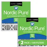 20x20x5 (4 3/8) Honeywell Replacement Furnace Filters MERV 13 Plus Carbon 2 Pack