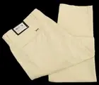 HUGO BOSS Ivory KAITO Slim Fit Flat Front Cotton Stretch Chino Pants 36 NWT