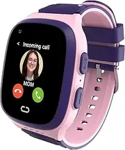 Toloso 4G Kids Smart Watches Girls Age 5-12, Kids Watch with GPS Tracker Voice & Video Calling SOS Call Voice Chat Alarm Clock Camera Pedometer School Mode, GPS Watch for Kids(Excluding SIM Card)