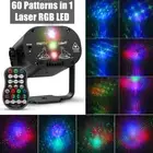 60 Patterns RGB LED Stage Lighting Laser Projector Party Lamp Sound Activated OZ