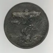 Spain España Plus Ultra flight medal Franco 1926 reverse test