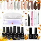 Beetles Gel Polish Gel Nail Polish Kit with Light Starter Kit Classic Elegance 6