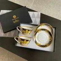 在飛比找Yahoo!奇摩拍賣優惠-Versace  獅子頭 下午茶雙杯