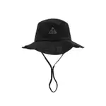 【E&B】NIKE ACG LOGO BUCKET HAT 黑 帽子 漁夫帽 登山帽