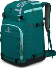 Ski Boot Bag 55L Waterproof Snowboard Travel Backpack Semsty Teal Green Blue