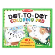 Melissa & Doug - ABC Dot-To-Dot Colouring Pad - Pets