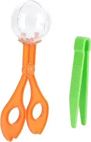 ADOCARN 3pcs Explorer Tool Kit Catcher Scoopers Scissors with Tweezers for Outdoor Insect Activities Safe for Preschoolers for Sensory Play