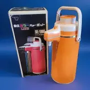 Zojirushi Air Pot Showa Retro Japan Instant COLOR Tangerine Orange SEL-1900 Rare