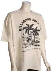 Billabong This Is Tropical Women's T-Shirt - Whitecap - New