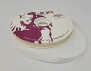 NEW Lion Offray White Satin Acetate Craft Ribbon 7/16" x 100 YDS Roll No. 2