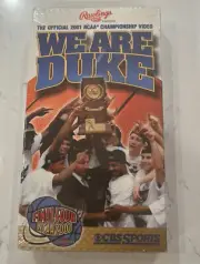 Sealed NCAA 2001 March Madness Championship We Are Duke VHS Rawlings CBS Sports