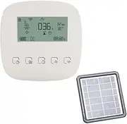 WiFi Digital Water Timer Au Micro-Drip Irrigation Controller with Solar Panel for Au Garden Watering System Compatible with Voice Control Multicolor with Solar Panel