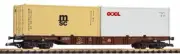 Piko 37754 G Deutsche Bahn VI Flat Car with (2) 20' Containers