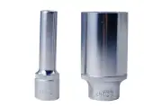 Force 1/2" Dr 6PT Flank 77mmL Deep Socket Individual Size 8-32mm Made in Taiwan