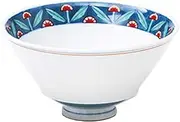 Yamato Ceramic Rice Bowl, White, 2.6 x 4.9 x 4.9 inches (6.6 x 12.5 x 12.5 cm), Arita Rice Shop Kaleidoscope