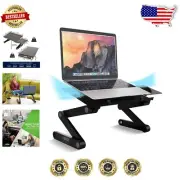 Cooling Adjustable Laptop Holder with Detachable Mouse Pad - Lightweight Design