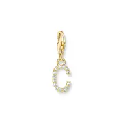 THOMAS SABO Charm Pendant Letter C Gold Plated