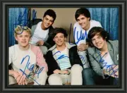 ONE DIRECTION - BAND SIGNED -A4 AUTOGRAPHED PHOTO POSTER 3 - HIGH GLOSS