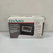 Dymo 47000 Electronic Date / Time Stamper Alarm Clock / Calendar Brand New Box