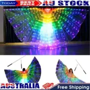 LED Wings Light Up Butterfly Cape Colorful Belly Dance Costumes For Adult Kid VN