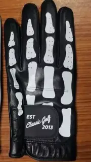 Classic Golf Black Dire Grip Cabretta Leather Glove- Asher Style Free Masters