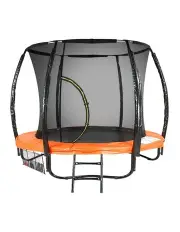 [Kahuna] 6ft Trampoline Round Free Safety Net Spring Pad Cover Mat LadderOrange
