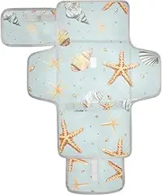 Reusable Diaper Changing pad with Tissue Pocket Travel Changing pad for Baby Lightweight & Foldable Changing Station