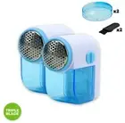 2pcs Lint Shaver Remover Battery Operated Portable Fabric Clothes Shaver Fuzz