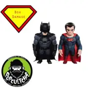Batman vs Superman - Batman & Superman Artist Mix Bobble Heads *Box Damage*